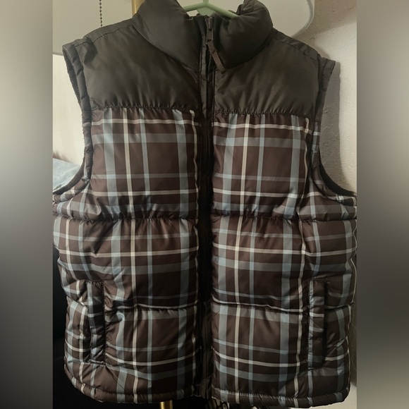 Gymboree Plaid Puffer Vest EUC - Picture 2 of 4